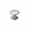 Bouton Zamac - Décor : Nickelé Mat - Diamètre : 33 Mm - Hauteur : 24 Mm - Matériau : Zamac - DECAYEUX - Matériau : Zamac -UHU Soldes 13476789 1