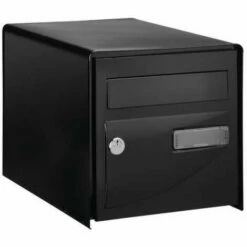 Boîte Aux Lettres Noir Simple Face Probat - Decayeux