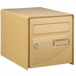Boîte Aux Lettres Beige Simple Face Probat - Decayeux