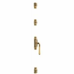 DECAYEUX Fausse Crémone étroite à Béquille Finition Vieux Laiton Pour Menuiserie Bois Et PVC - Vieux Laiton