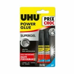 Colle Power Glue Gel UHU Tube - 2x3g - 36730