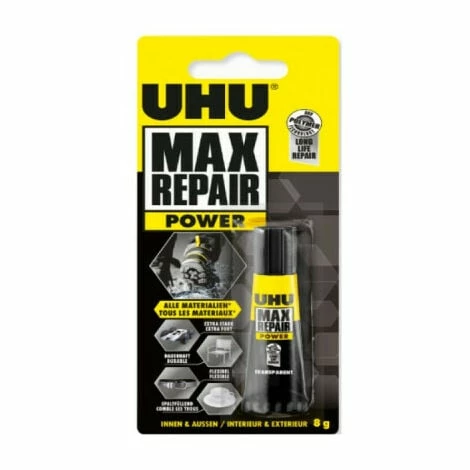 Colle De Réparation UHU Max Repair Power - 8g - 45865 3 Colle De Réparation UHU Max Repair Power - 8g - 45865