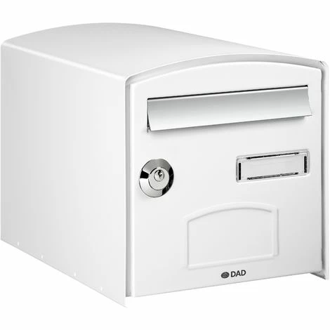 DECAYEUX Boîte Aux Lettres Simple Face DOME - Blanc - Blanc 3 DECAYEUX Boîte Aux Lettres Simple Face DOME - Blanc - Blanc