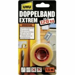 Ruban Adhésif Double-face UHU® UHU 46820 (L X L) 1.5 M X 19 Mm 1 Pc(s)