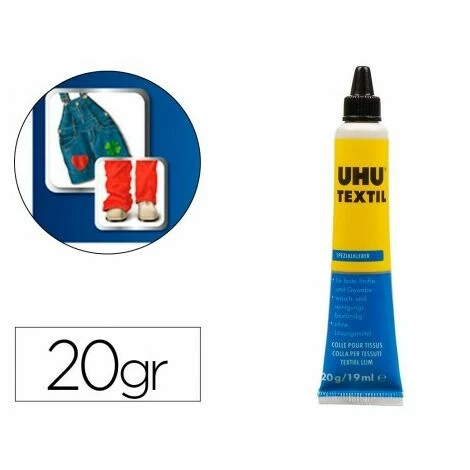 Colle Uhu Spéciale Textile Tube 20 Gr En Blister 3 Colle Uhu Spéciale Textile Tube 20 Gr En Blister