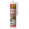 Colle Mastic Prise Immédiate Polymax UHU Invisible Cartouche - 300 G - 33883 - Transparent -UHU Soldes 55287788 1