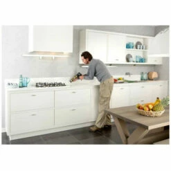 Lot De 3 Silicones Mastic UHU Bain Cuisine 2H Blanc Cartouche - 300ml - Blanc -UHU Soldes 61561749 4