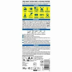 Lot De 5 Colles Mastic Extra Forte Polymax UHU Invisible Cartouche - 300 G - Transparent -UHU Soldes 62935209 2