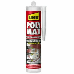 Pack UHU Power Pistol - 2 Cartouches Colle Mastic Prise Immédiate Polymax Invisible - 2x300g - Transparent -UHU Soldes 62936722 3