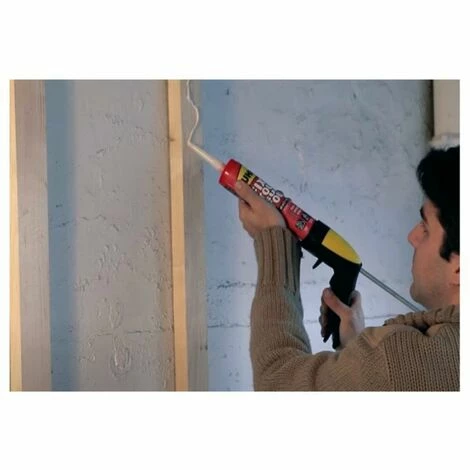 Pack UHU Power Pistol - 2 Cartouches De Colle Fixe Tout Sur Tout Extrem Express Blanc - 2x425g 4 Pack UHU Power Pistol - 2 Cartouches De Colle Fixe Tout Sur Tout Extrem Express Blanc - 2x425g – Image 2