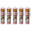 Lot De 5 Colles Mastic Prise Immédiate Polymax UHU Invisible Cartouche - 300 G - Transparent -UHU Soldes 63152662 1