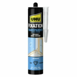 Lot De 3 Mastics De Fixation UHU Transparent Cartouche - 310 G - Transparent -UHU Soldes 63163071 2
