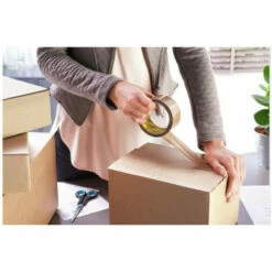 Lot De 3 Rubans Adhésifs UHU Rollafix Emballage Marron - 66m X 50mm - Noir -UHU Soldes 63570446 5