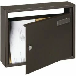 Boite à Lettres COMMERCIALE 2 Laqué Marron 400X300 - DECAYEUX - 213247